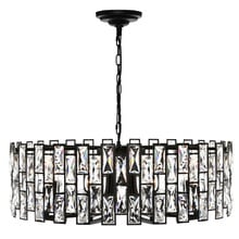 Porsha 8 Light Steel Pendant
